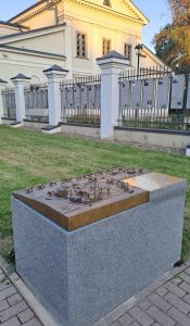 2026. Scale Model of Tuskulėnai Peace Park. Vilnius. Bronze, granite. H - 80cm.