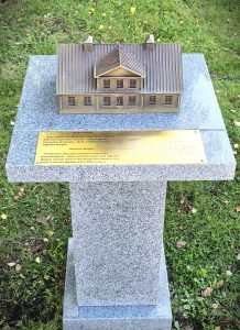 2026. Memorial Plaque – Model for Jonas and Algirdas Moigiai. Panevėžys. Granite, bronze. H – 110 cm.